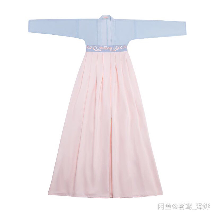 汉尚华莲传统汉服女装唐制高腰绣花齐胸襦裙#...