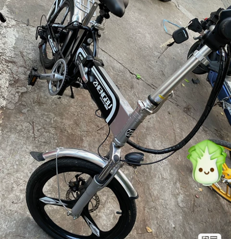 正步折叠电动自行车，超长续航版，车况基本全...