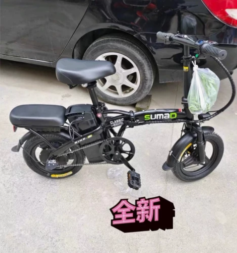 厂家直销德国名顶折叠电动自行车锂电池外卖电...