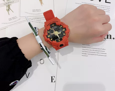 韩版ulzzang潮流手表男多功能电子表男...