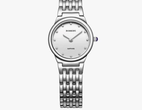 罗西尼石英钢带白盘女表 感兴趣的话点“我想...