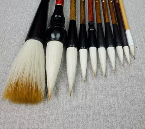 10支全新兼毫毛笔72元包邮乱卖了！新疆，...