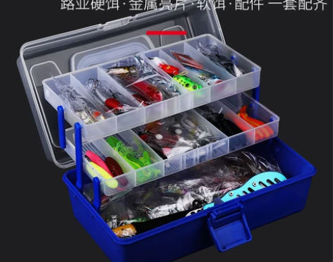 路亚饵套装亮片假饵淡水远投翘嘴米诺铅笔波爬...