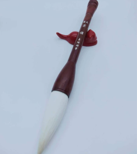 善琏湖笔纯羊毫红檀木杆大号京楂一支 【品名...