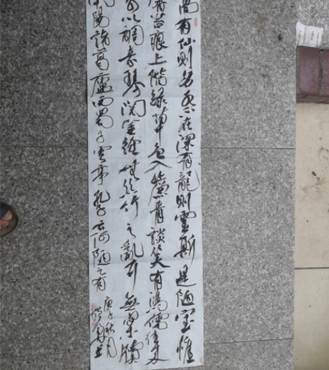 书法两则。山不在高,陈礼勇手书,王冕咏梅诗...