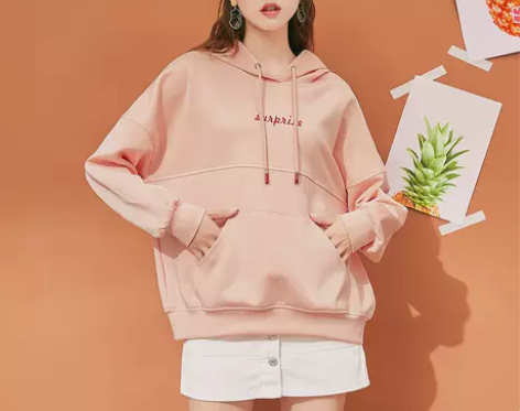 诗曼朵2018秋季新款韩版字母刺绣简约休闲...