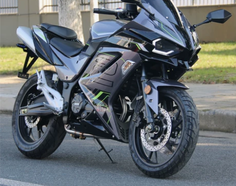 99新国四电喷国产仿赛H2款摩托车跑车重型...