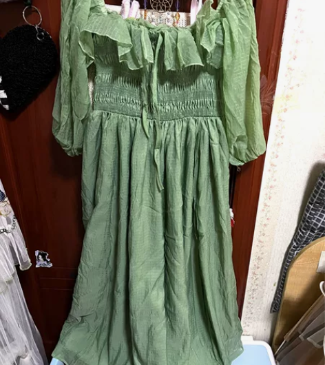 秋季连衣裙小个子法式复古显瘦气质宫廷风高级...