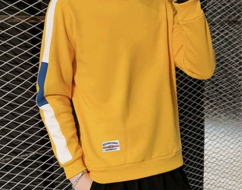 卫衣男春秋男士上衣圆领长袖t恤学生套头打底...