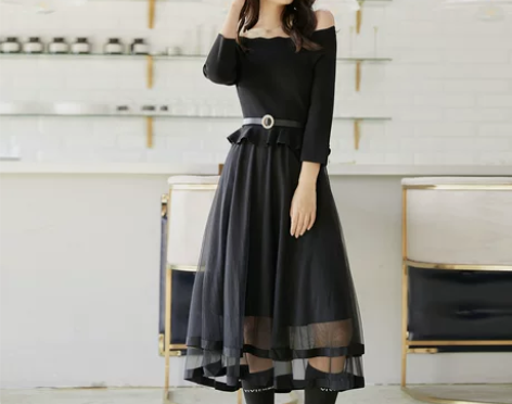 【狂欢价】Vero Moda春秋气质一字肩...