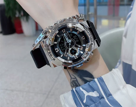 【狂欢价】王一博同款小钢炮手表男士运动型机...