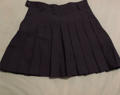 高腰tb学院风百褶裙 颜色分类黑，有底裤，...