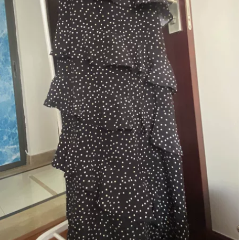 很好看的蛋糕裙配小针织 穿110-120 ...