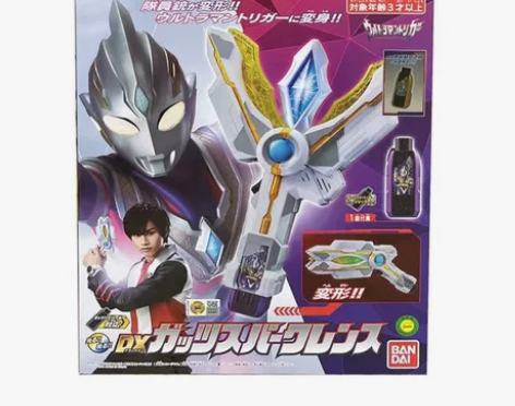 万代 特利迦奥特曼DX胜利火花神光棒 变身...