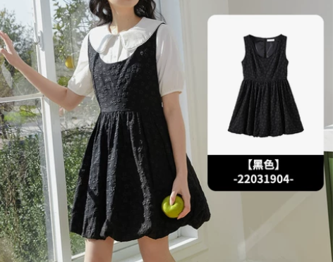 连衣裙花苞裙春装2022年新款女早春复古收...