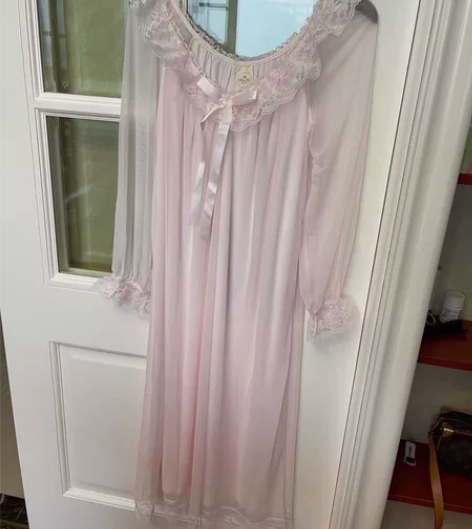 RoseTree宫廷睡裙复古蕾丝家居服 公...