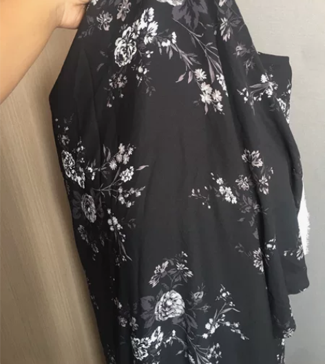 工厂零料的雪纺印花复古风文艺范 宽幅150...