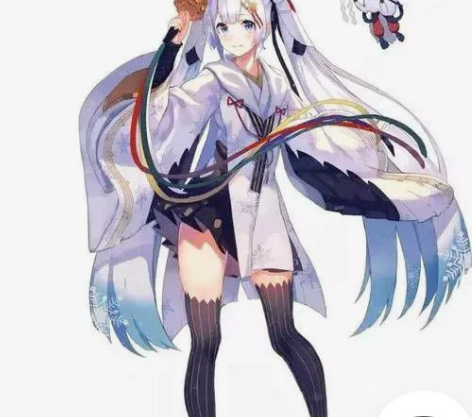 miku初音未来丹顶鹤雪初音cos服雪巫女...