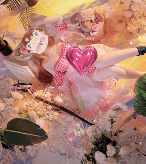 艾雅法拉 小羊皮肤 泳装 自刀一半多了呜呜...