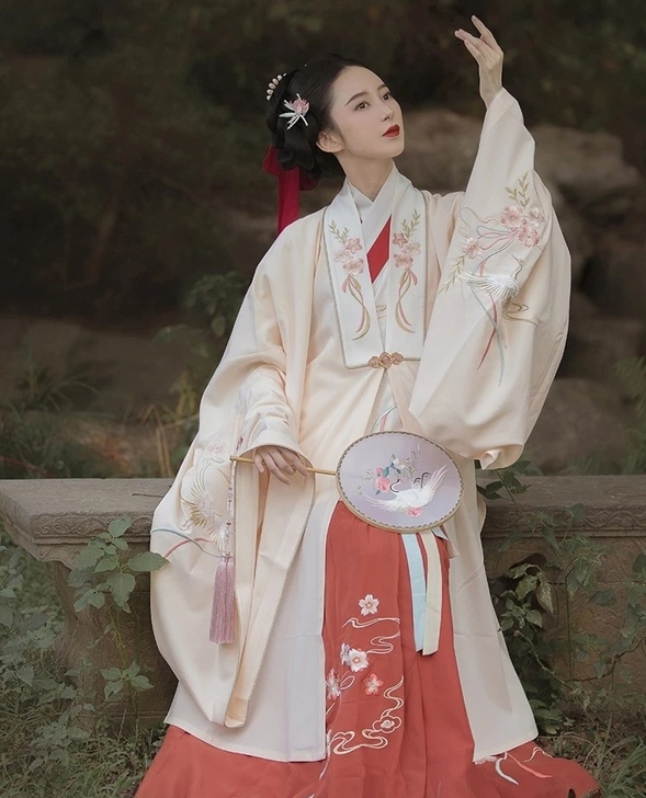 重回汉唐羽仙曲披风,仅披风!前娘购入未穿,...