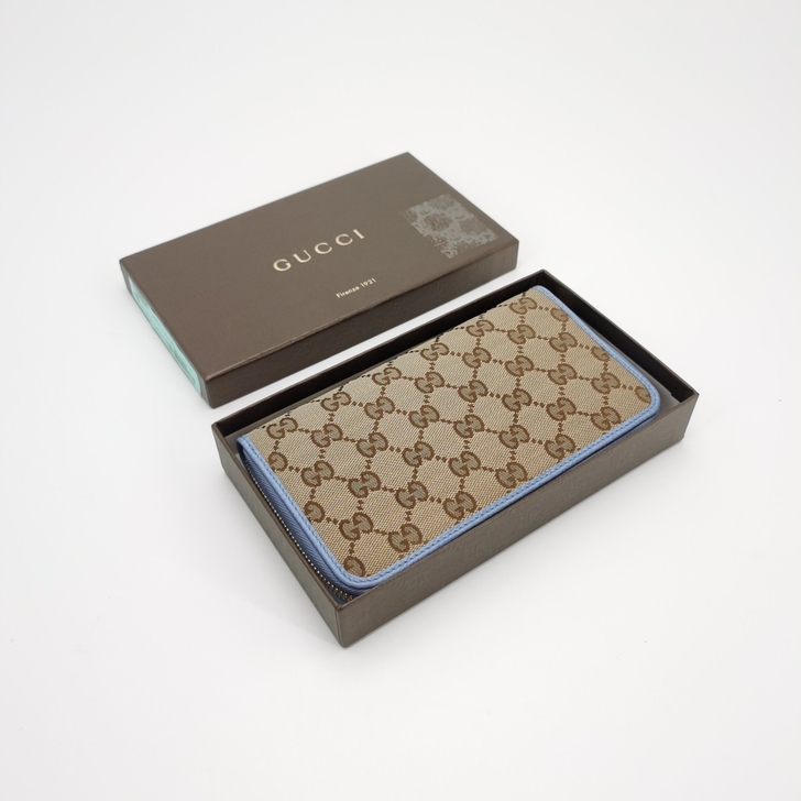 Gucci，经典老花钱包，全新未使用，好价粗