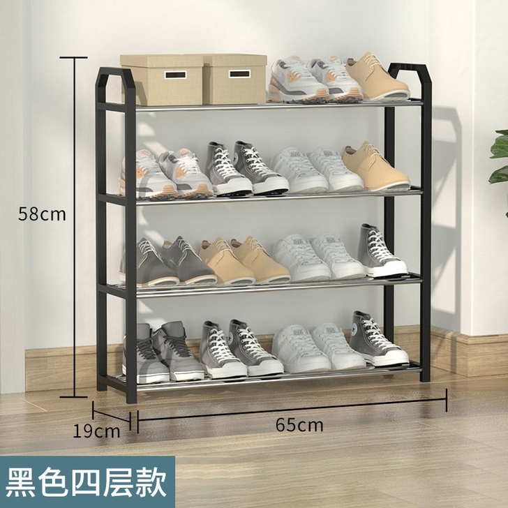鞋架子简易多层家用门口防尘鞋柜收纳神器多功...