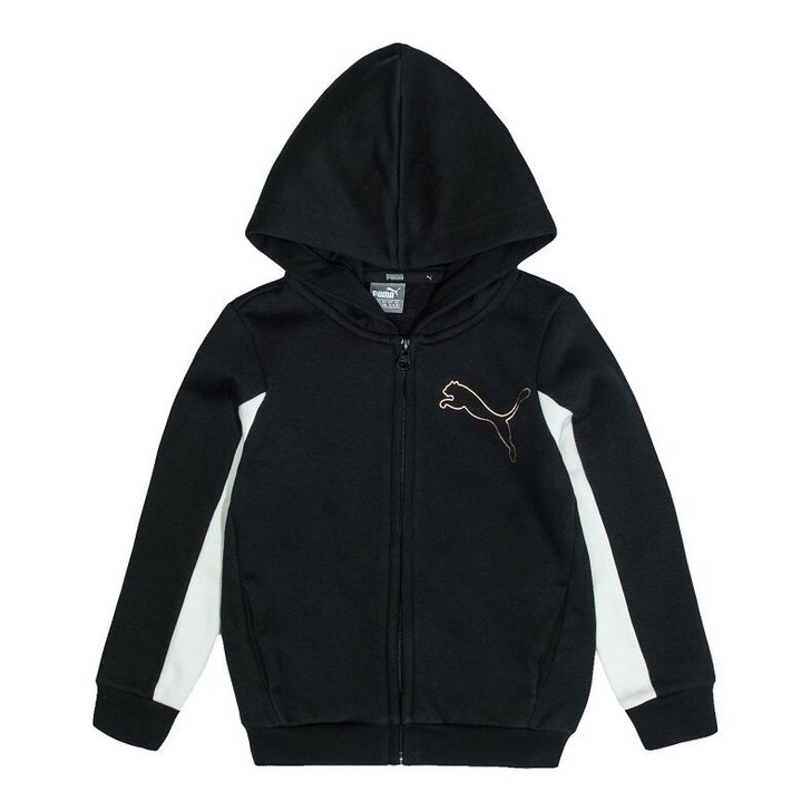 PUMA/彪马儿童针织外套春秋儿童拉链连帽...