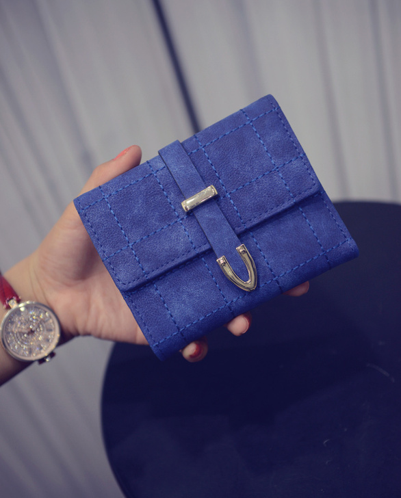 2018新款 短款女士钱包可爱韩版多卡位钱...