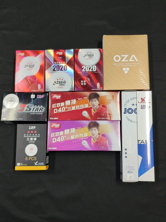 乒乓球40+全新正品行货，各种乒乓球，支持...
