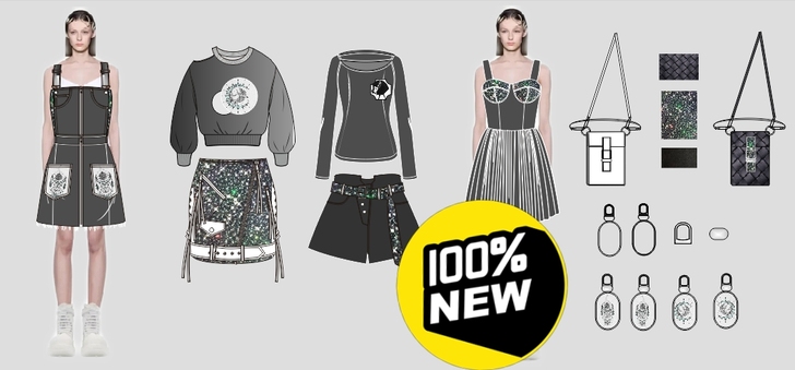 CDR格式可编辑女装款式图矢量图源文件服装...