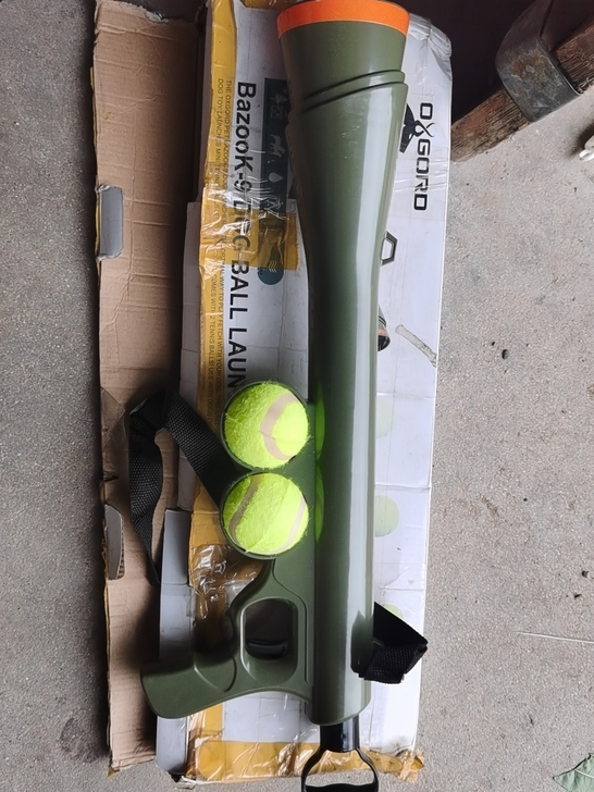 宠物发射枪网球发射器宠物玩具互动玩具宠物训...