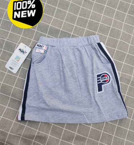 铅笔女童全新夏款运动休闲半裙90/110/...