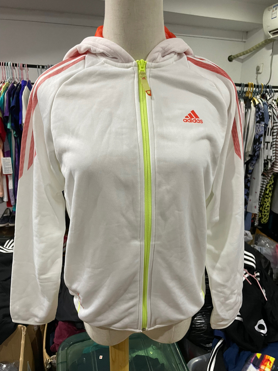 Adidas 女款休闲拉链帽衫