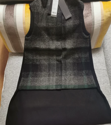 全新sdeer羊毛马甲+超短裙 材质细节如...