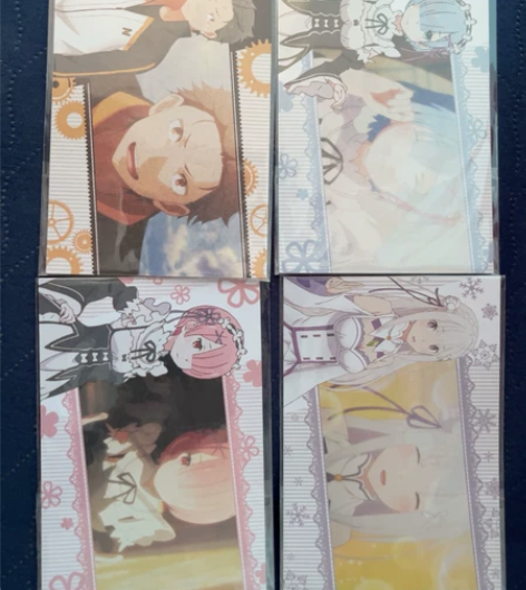 星河动漫 从零开始的异世界明信片一套四张 ...