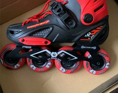 正品米高HR0直排花式轮滑鞋成人专业男女溜...