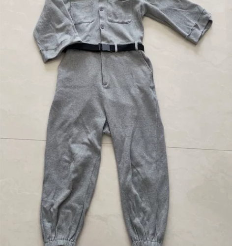 纯棉韩版休闲宽松连体裤，穿脱方便，仅穿过一...