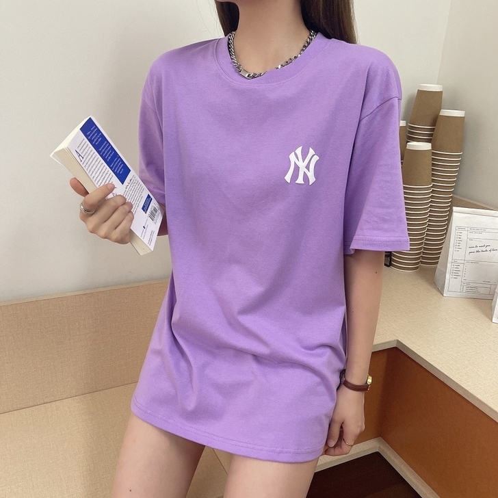 50实拍图#MLB生肖牛年图案最新款短袖T恤