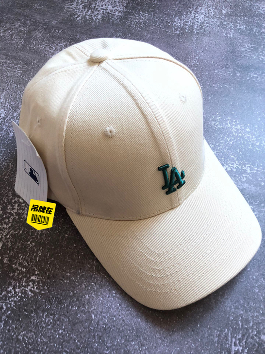 mlb帽子鸭舌帽棒球帽遮阳帽硬顶La小标黑...