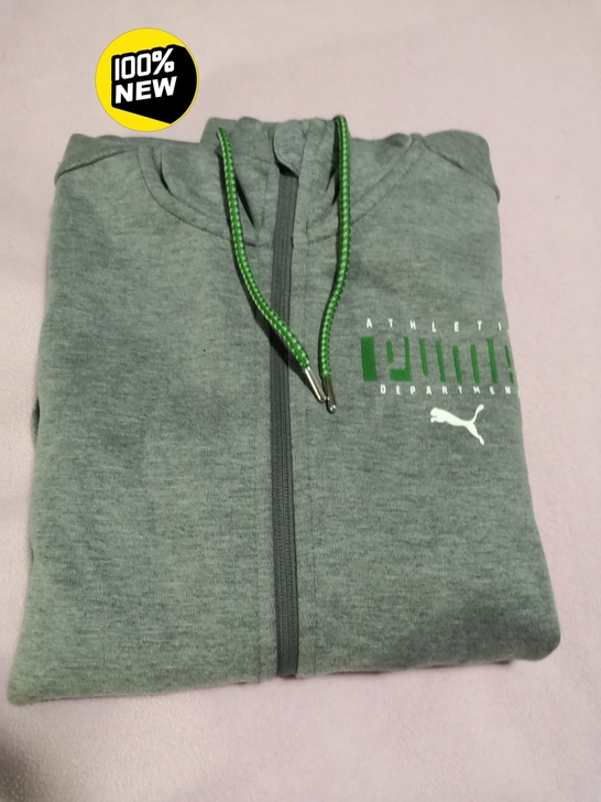 全新正品PUMA彪马男款针织连链带帽卫衣 ...