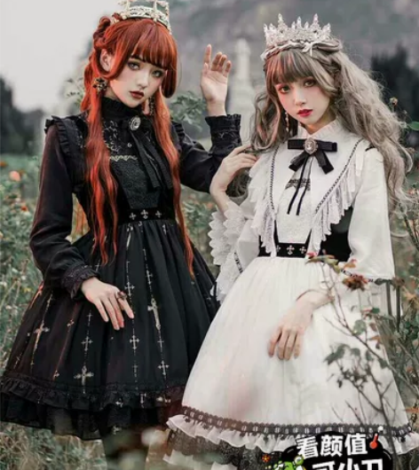 魔女之夜拉尔斯黑色烫金十字架 可爱款s码 ...