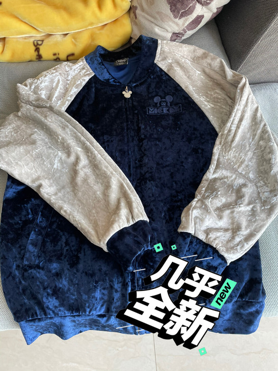 美特斯邦威迪士尼联名棒球外衣手感无敌一洗一...