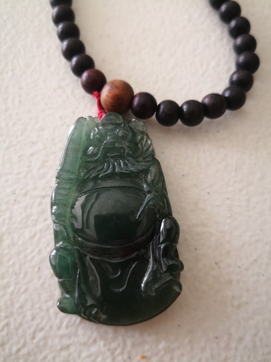 钟馗，谭木匠檀木手链，没怎么戴，谭木匠老板...