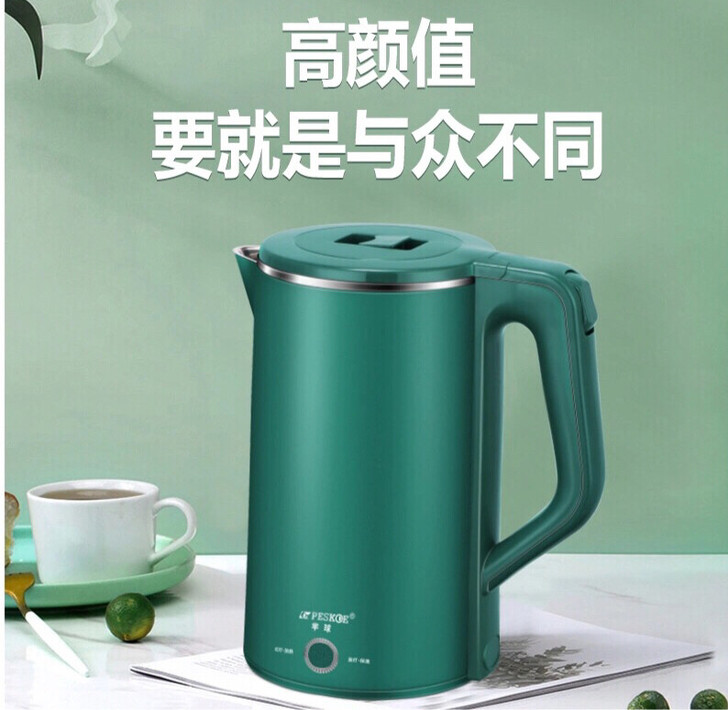 烧水壶家用电热水壶保温快烧壶不锈钢自动断电...