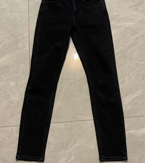 【达人专享】逸阳高腰牛仔铅笔裤女秋季 20...