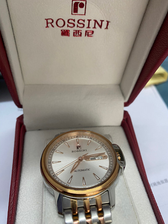 罗西尼手表双历日历男表 防水深度：50m ...