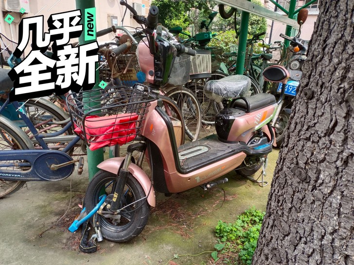 电动车只骑过两次，还是在小区里转悠没有出小...