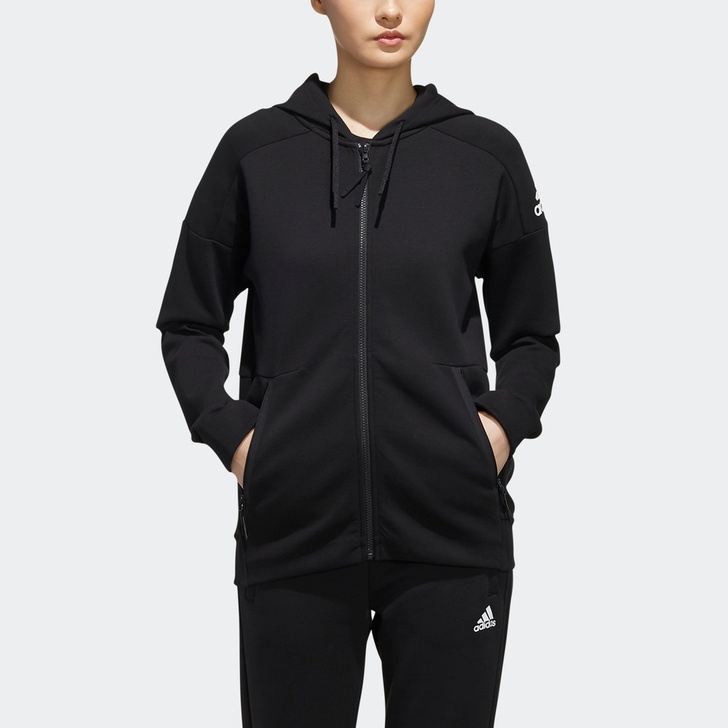 阿迪达斯官网adidas女装运动型格夹克外...