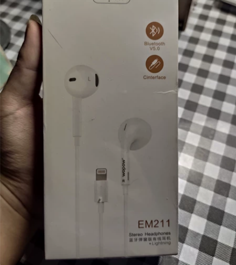 沃品有线耳机带麦通适适合用苹果手机全兼容入...