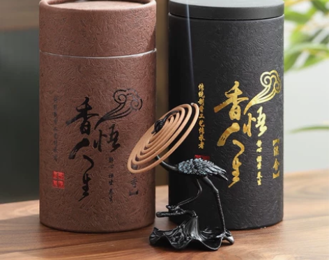 檀香新款盘香沉香混合花香大容量装长时室内熏...